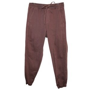 GAP Women Brown Cargo Jogger Pants Drawstring Waist Elastic Cuffs Size S